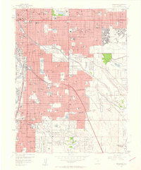 preview thumbnail of historical topo map of Englewood, CO in 1957
