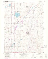 1967 Map of Erie, 1980 Print