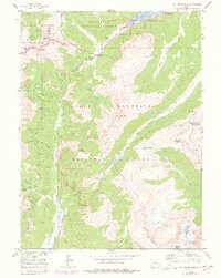 preview thumbnail of historical topo map of Larimer County, CO in 1958