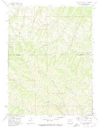 1971 Map of Figure Four Spring, 1974 Print