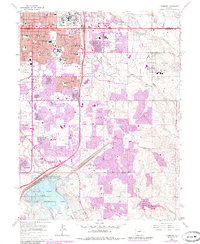 Download a high-resolution, GPS-compatible USGS topo map for Fitzsimons, CO (1985 edition)