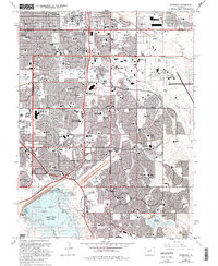 preview thumbnail of historical topo map of Arapahoe County, CO in 1965