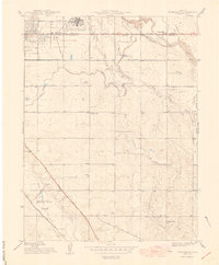 preview thumbnail of historical topo map of Arapahoe County, CO in 1948