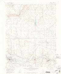 Download a high-resolution, GPS-compatible USGS topo map for Florence, CO (1963 edition)