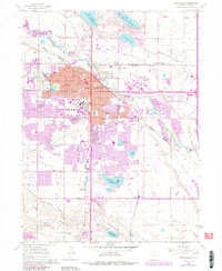 preview thumbnail of historical topo map of Fort Collins, CO in 1960