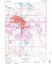 Download a high-resolution, GPS-compatible USGS topo map for Fort Collins, CO (1984 edition)