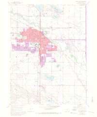 Download a high-resolution, GPS-compatible USGS topo map for Fort Collins, CO (1970 edition)
