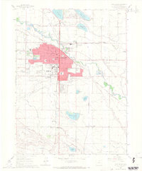 Download a high-resolution, GPS-compatible USGS topo map for Fort Collins, CO (1966 edition)