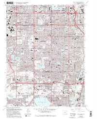 Download a high-resolution, GPS-compatible USGS topo map for Fort Logan, CO (1994 edition)