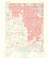 Download a high-resolution, GPS-compatible USGS topo map for Fort Logan, CO (1958 edition)