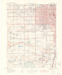 Download a high-resolution, GPS-compatible USGS topo map for Fort Logan, CO (1948 edition)