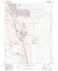 Download a high-resolution, GPS-compatible USGS topo map for Fountain, CO (1994 edition)