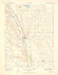 1950 Map of Fountain
