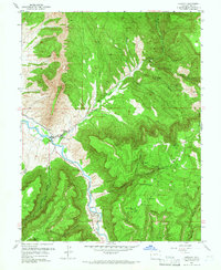 Download a high-resolution, GPS-compatible USGS topo map for Gateway, CO (1966 edition)