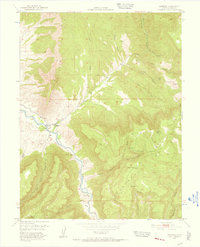 Download a high-resolution, GPS-compatible USGS topo map for Gateway, CO (1957 edition)