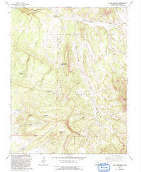 Download a high-resolution, GPS-compatible USGS topo map for Glade Mountain, CO (1993 edition)