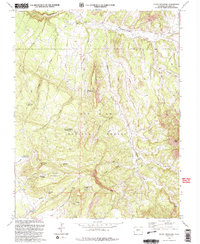 Download a high-resolution, GPS-compatible USGS topo map for Glade Mountain, CO (1993 edition)