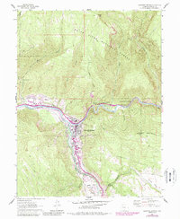 Download a high-resolution, GPS-compatible USGS topo map for Glenwood Springs, CO (1988 edition)