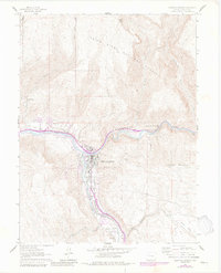 Download a high-resolution, GPS-compatible USGS topo map for Glenwood Springs, CO (1984 edition)