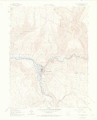Download a high-resolution, GPS-compatible USGS topo map for Glenwood Springs, CO (1968 edition)
