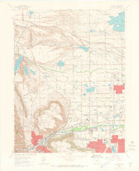 preview thumbnail of historical topo map of Golden, CO in 1965