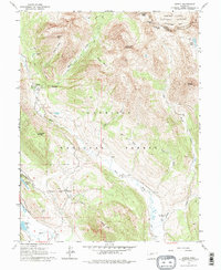 preview thumbnail of historical topo map of Gunnison County, CO in 1961