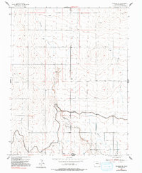 Download a high-resolution, GPS-compatible USGS topo map for Granada NE, CO (1992 edition)