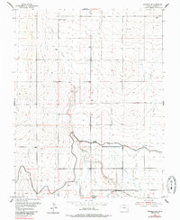 Download a high-resolution, GPS-compatible USGS topo map for Granada NE, CO (1985 edition)