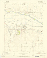 preview thumbnail of historical topo map of Granada, CO in 1953