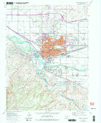 1962 Map of Grand Junction, 1975 Print