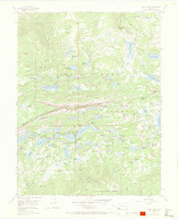 1955 Map of Grand Mesa, 1973 Print
