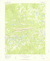 1955 Map of Grand Mesa, 1957 Print
