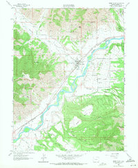 Download a high-resolution, GPS-compatible USGS topo map for Grand Valley, CO (1971 edition)