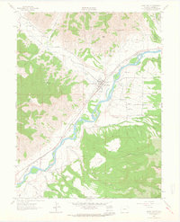Download a high-resolution, GPS-compatible USGS topo map for Grand Valley, CO (1964 edition)