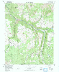 Download a high-resolution, GPS-compatible USGS topo map for Gray Head, CO (1974 edition)