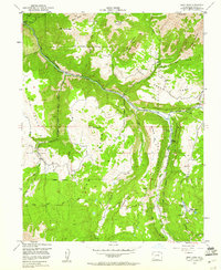 Download a high-resolution, GPS-compatible USGS topo map for Gray Head, CO (1961 edition)