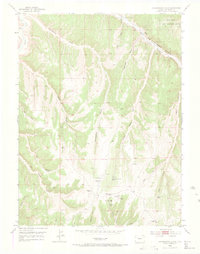 Download a high-resolution, GPS-compatible USGS topo map for Greasewood Gulch, CO (1973 edition)