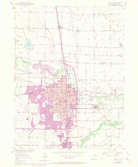 Download a high-resolution, GPS-compatible USGS topo map for Greeley, CO (1970 edition)