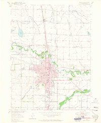 preview thumbnail of historical topo map of Greeley, CO in 1950