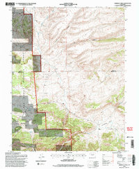 preview thumbnail of historical topo map of Fremont County, CO in 1994