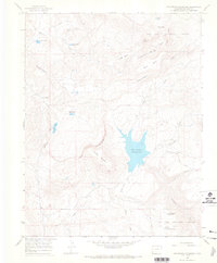 Download a high-resolution, GPS-compatible USGS topo map for Groundhog Reservoir, CO (1968 edition)