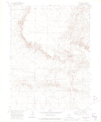 Download a high-resolution, GPS-compatible USGS topo map for Grover SE, CO (1975 edition)