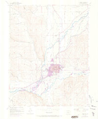 Download a high-resolution, GPS-compatible USGS topo map for Gunnison, CO (1973 edition)