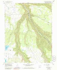 Download a high-resolution, GPS-compatible USGS topo map for Gurley Canyon, CO (1986 edition)