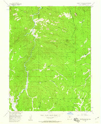 Download a high-resolution, GPS-compatible USGS topo map for Hackett Mountain, CO (1960 edition)