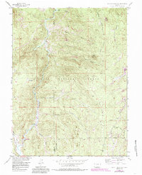 Download a high-resolution, GPS-compatible USGS topo map for Hackett Mountain, CO (1985 edition)
