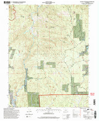 Download a high-resolution, GPS-compatible USGS topo map for Hackett Mountain, CO (1998 edition)