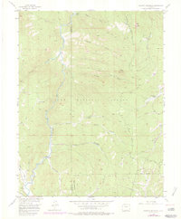 Download a high-resolution, GPS-compatible USGS topo map for Hackett Mountain, CO (1977 edition)