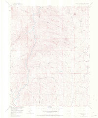 Download a high-resolution, GPS-compatible USGS topo map for Hackett Mountain, CO (1971 edition)