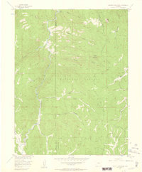 Download a high-resolution, GPS-compatible USGS topo map for Hackett Mountain, CO (1960 edition)